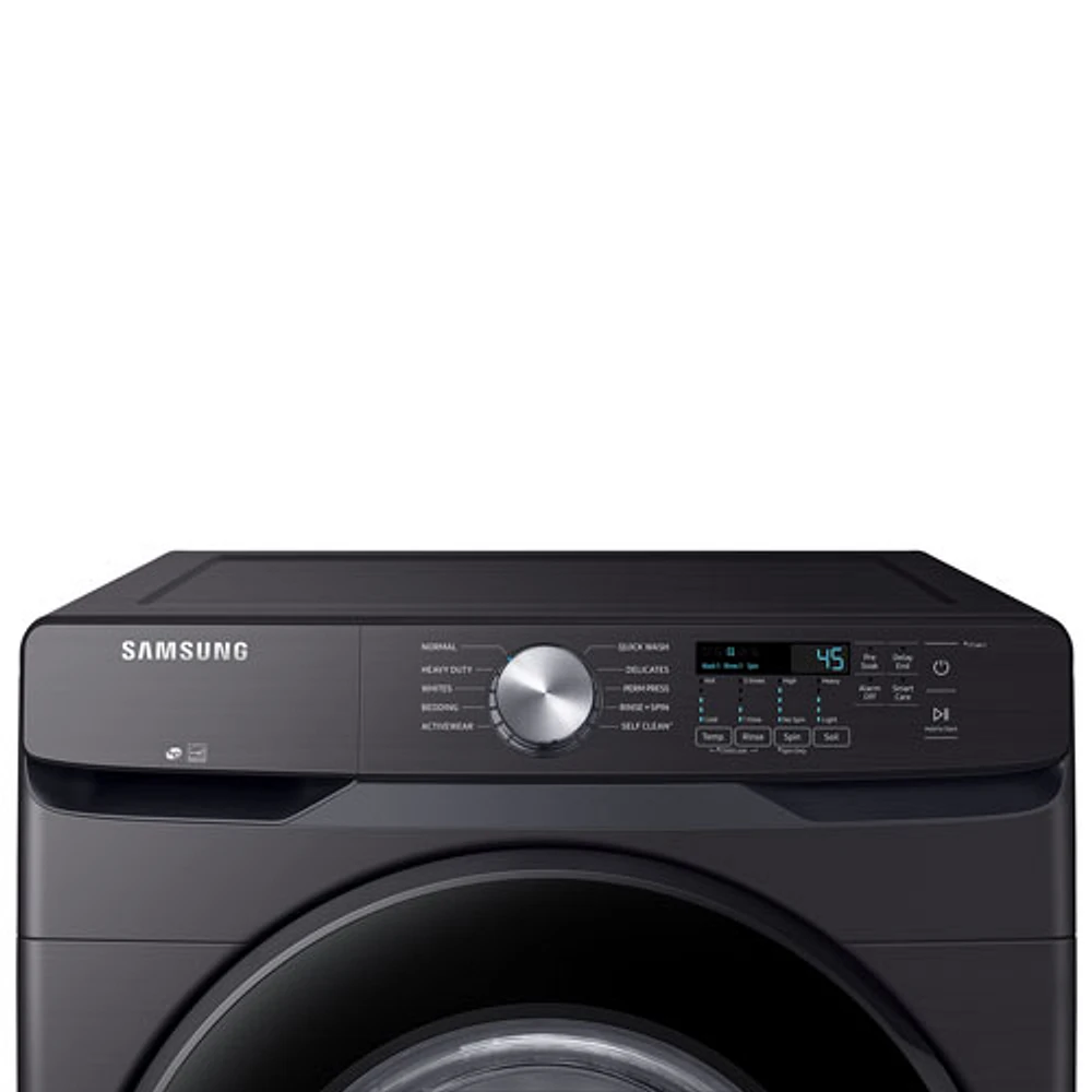 Laveuse à chargement frontal HE 5,2 pi³ SuperSpeed de Samsung (WF45T6000AV/A5) Noir