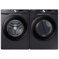 Samsung 7.5 Cu. Ft. Electric Dryer (DVE45T6005V/AC) - Black Stainless Steel