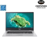 Open Box - ASUS 17.3" Chromebook - Silver (Intel Pentium Silver N6000/128GB eMMC/8GB RAM/Chrome OS)