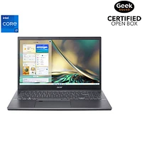 Open Box - Acer Aspire 5 15.6" Laptop - Iron (Intel Core i7-1260P/512GB SSD/12GB RAM/Windows 11)