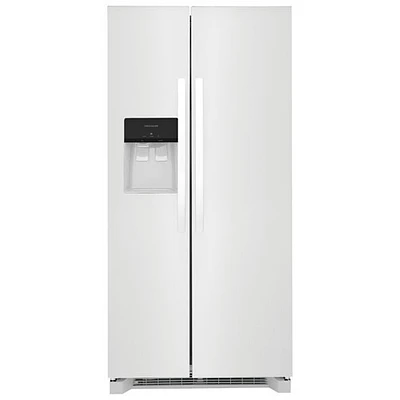 Open Box - Frigidaire 33" 22.3 Cu. Ft. Side-By-Side Refrigerator (FRSS2323AW) -White -Perfect Condition