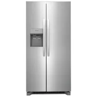 Open Box - Frigidaire 33" 22.3 CuFt Side-By-Side Refrigerator (FRSS2323AS) -Stainless Steel -Perfect Condition