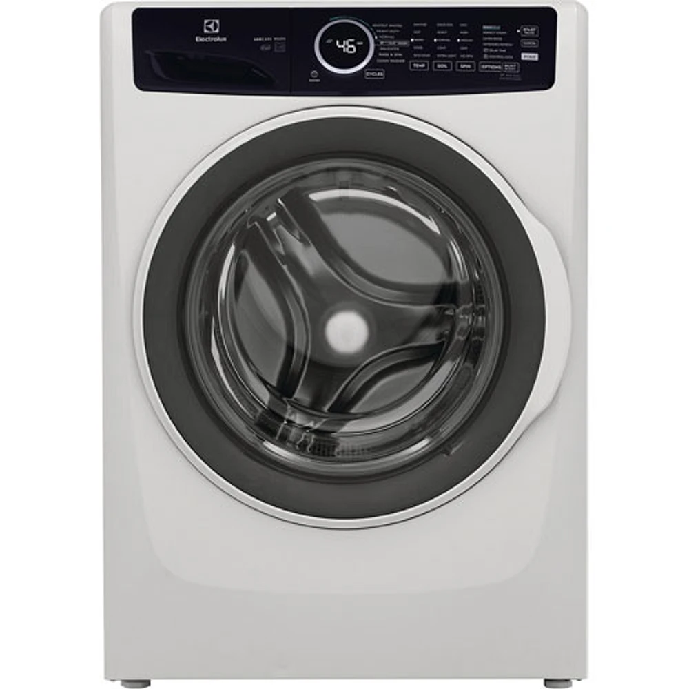 Boîte ouverte - Laveuse à vapeur à chargement frontal 5,2 pi³ d'Electrolux (ELFW7437AW) - Blanc - Parfait état