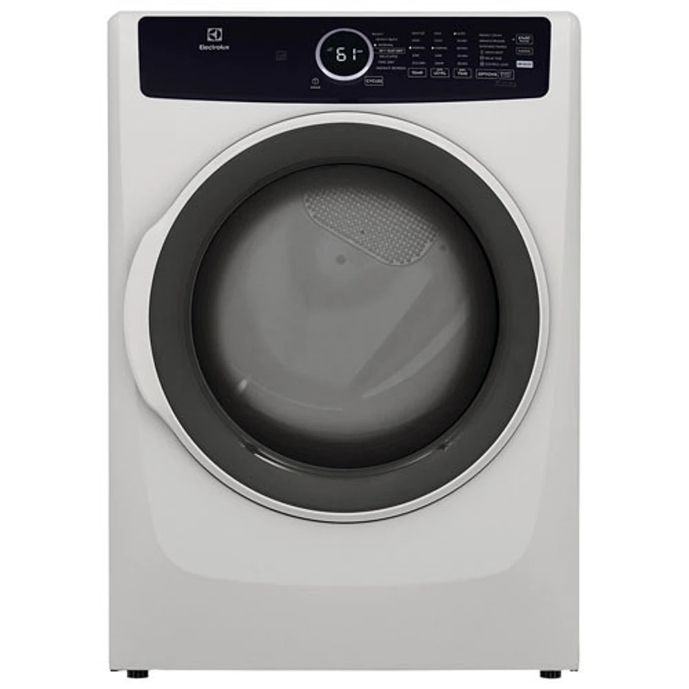 Boîte ouverte - Sécheuse électrique à vapeur 8 pi³ d'Electrolux (ELFE743CAW) - Blanc