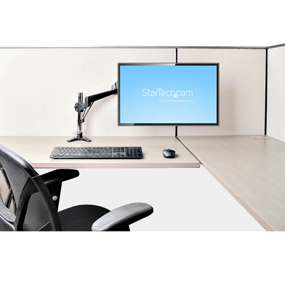 Support de bureau articulé pour moniteur de 32 po de StarTech - Noir