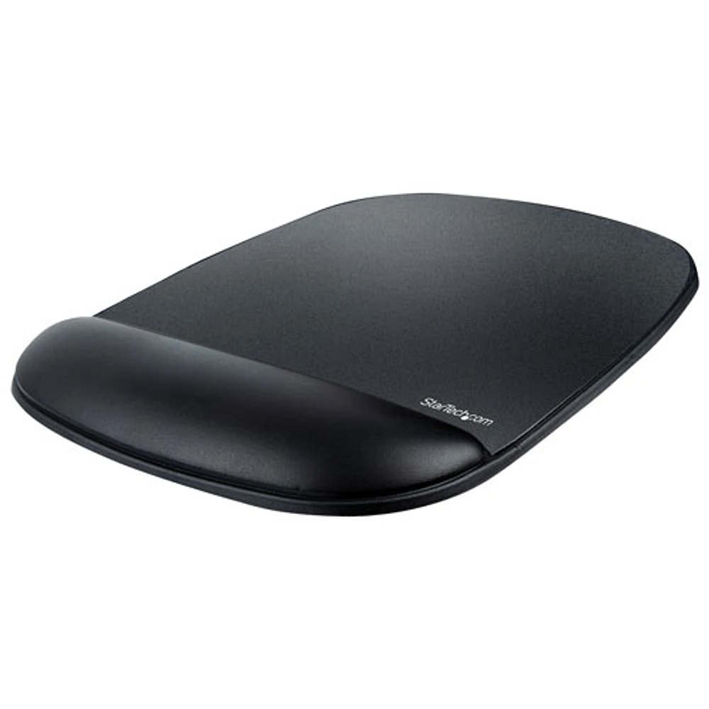 StarTech B-Ergo Cushioned Gel Mouse Pad with Hand Rest - Black