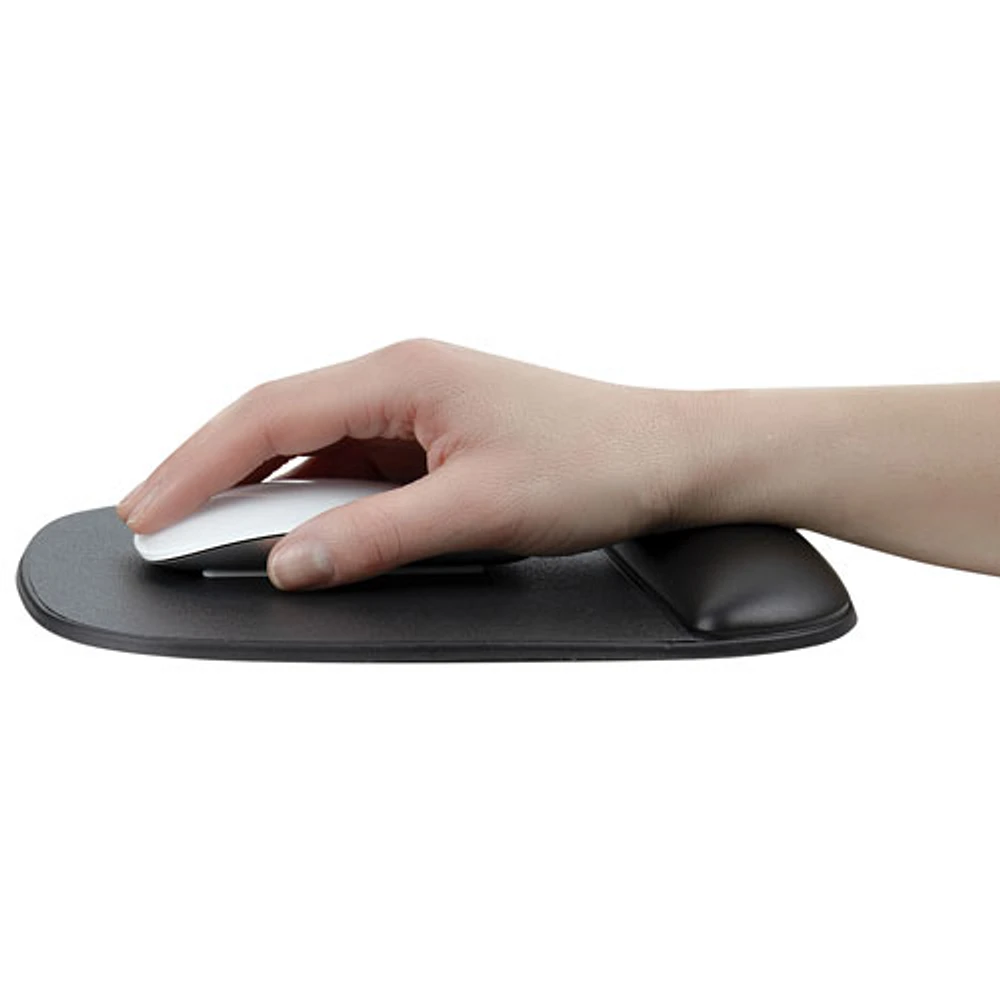 StarTech B-Ergo Cushioned Gel Mouse Pad with Hand Rest - Black