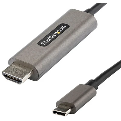 Câble USB-C à HDMI Ultra HD 4K de 1 m (3,3 pi) de StarTech (CDP2HDMM1MH) - Gris cosmique