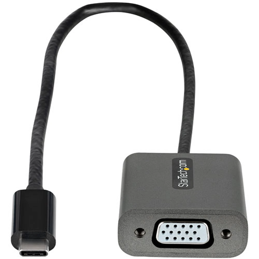 StarTech USB-C to VGA Adapter (CDP2VGAEC) - Silver