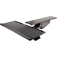 Plateau de clavier ajustable articulé pour dessous de bureau de StarTech - Argenté