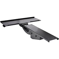 Plateau de clavier ajustable articulé pour dessous de bureau de StarTech - Argenté