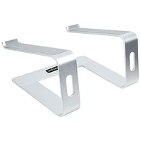 StarTech Aluminum Laptop Riser Stand for Desk - Black/Silver