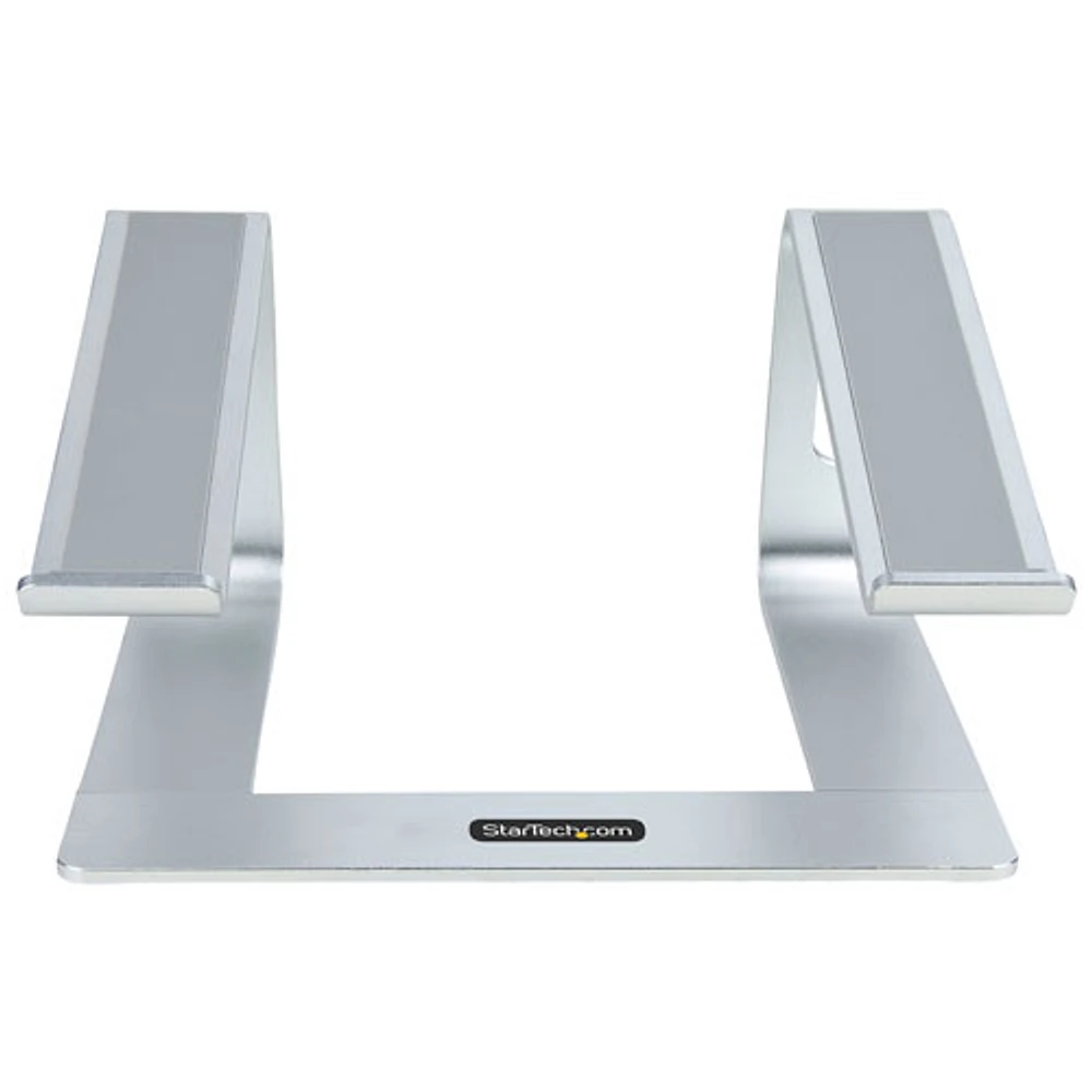 StarTech Aluminum Laptop Riser Stand for Desk - Black/Silver