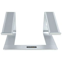 StarTech Aluminum Laptop Riser Stand for Desk - Black/Silver