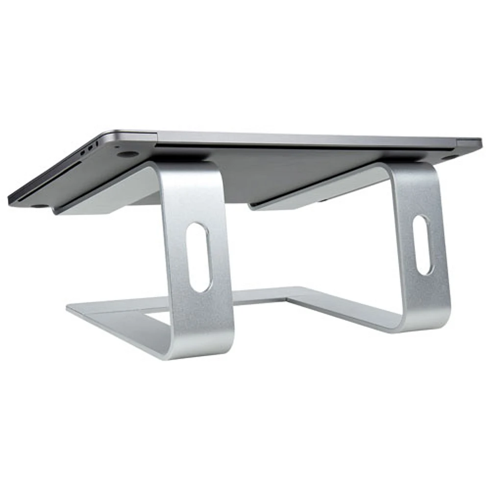 StarTech Aluminum Laptop Riser Stand for Desk - Black/Silver