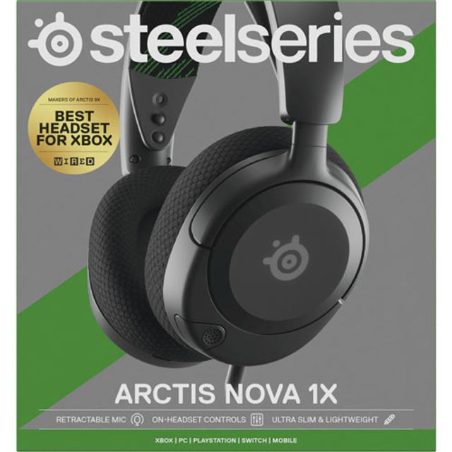 SteelSeries Arctis Nova 1X Gaming Headset - Black