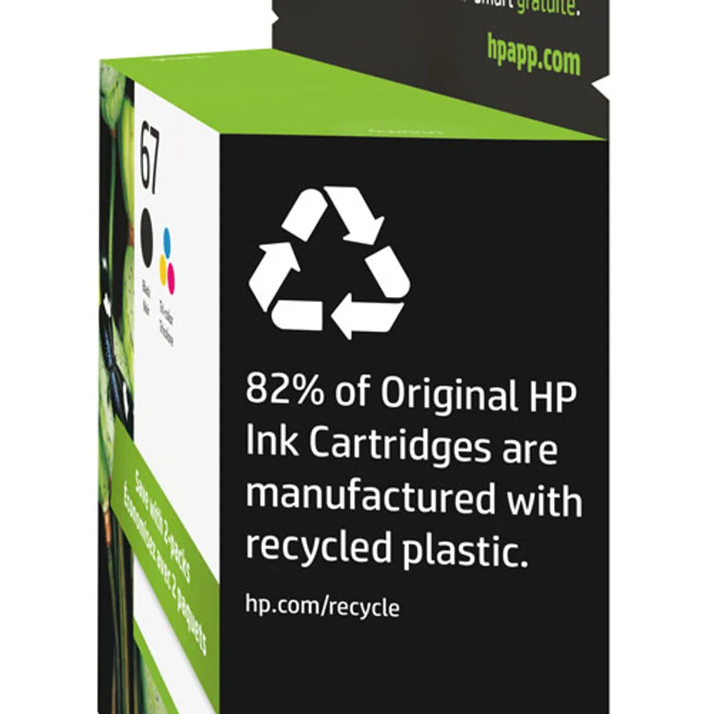 HP 67 Colour/Black Ink Cartridge - 2 Pack