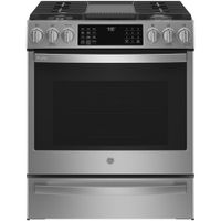 Open Box - GE Profile 30" 5.6 Cu.Ft. Slide-In Gas Air Fry Range (PCGS930YPFS) -Stainless -Scratch & Dent