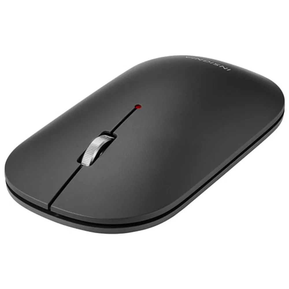 Souris optique sans fil mince de ppp d'Insignia - Noir