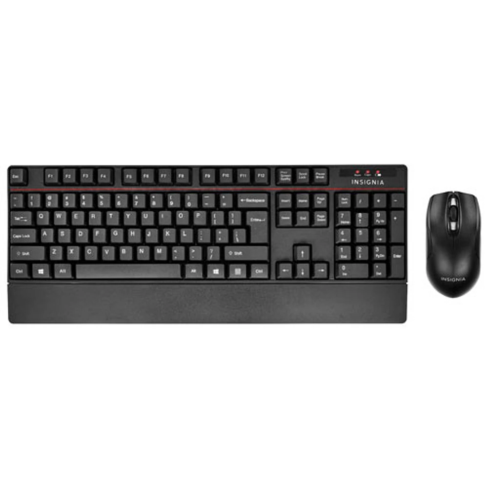 Insignia Wireless Keyboard & Mouse Combo - Black - Only at Best Buy