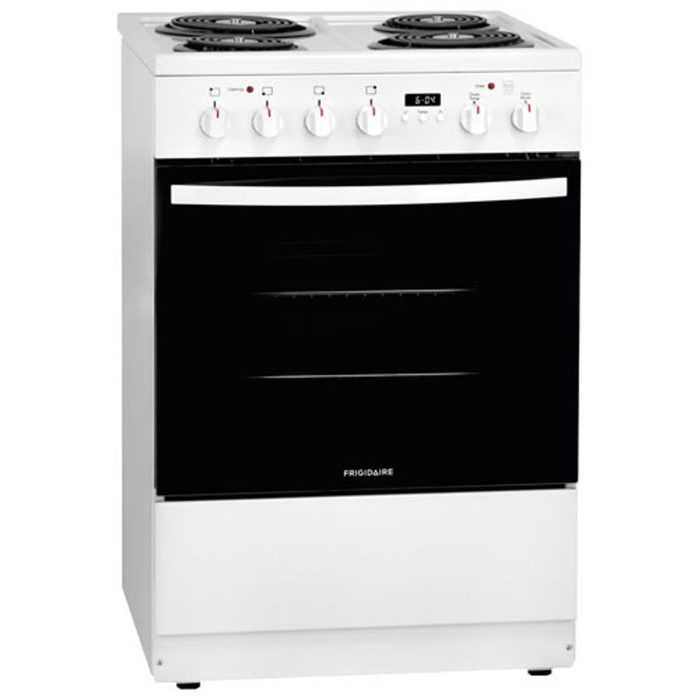 Frigidaire 24" 1.9 Cu. Ft. 4-Element Freestanding Electric Range (FCFC241CAW) - White