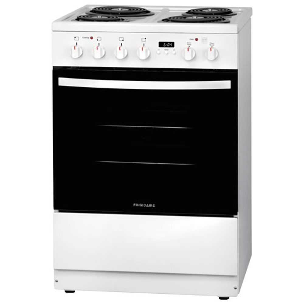 Frigidaire 24" 1.9 Cu. Ft. 4-Element Freestanding Electric Range (FCFC241CAW) - White