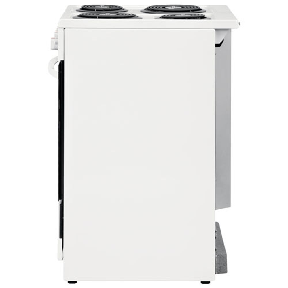 Frigidaire 24" 1.9 Cu. Ft. 4-Element Freestanding Electric Range (FCFC241CAW) - White