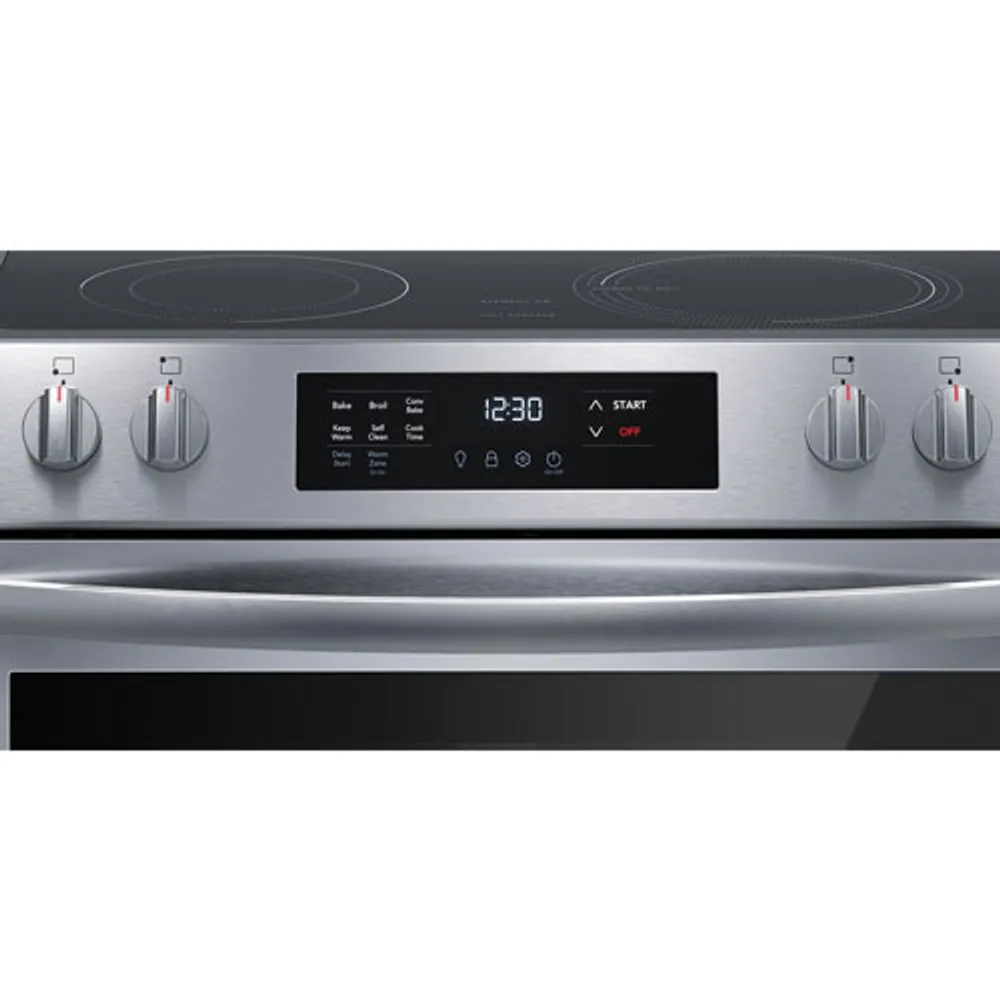 Cuisinière électrique autonome 5,3 pi³ 30 po de Frigidaire (FCFE308CAS) - Acier inoxydable