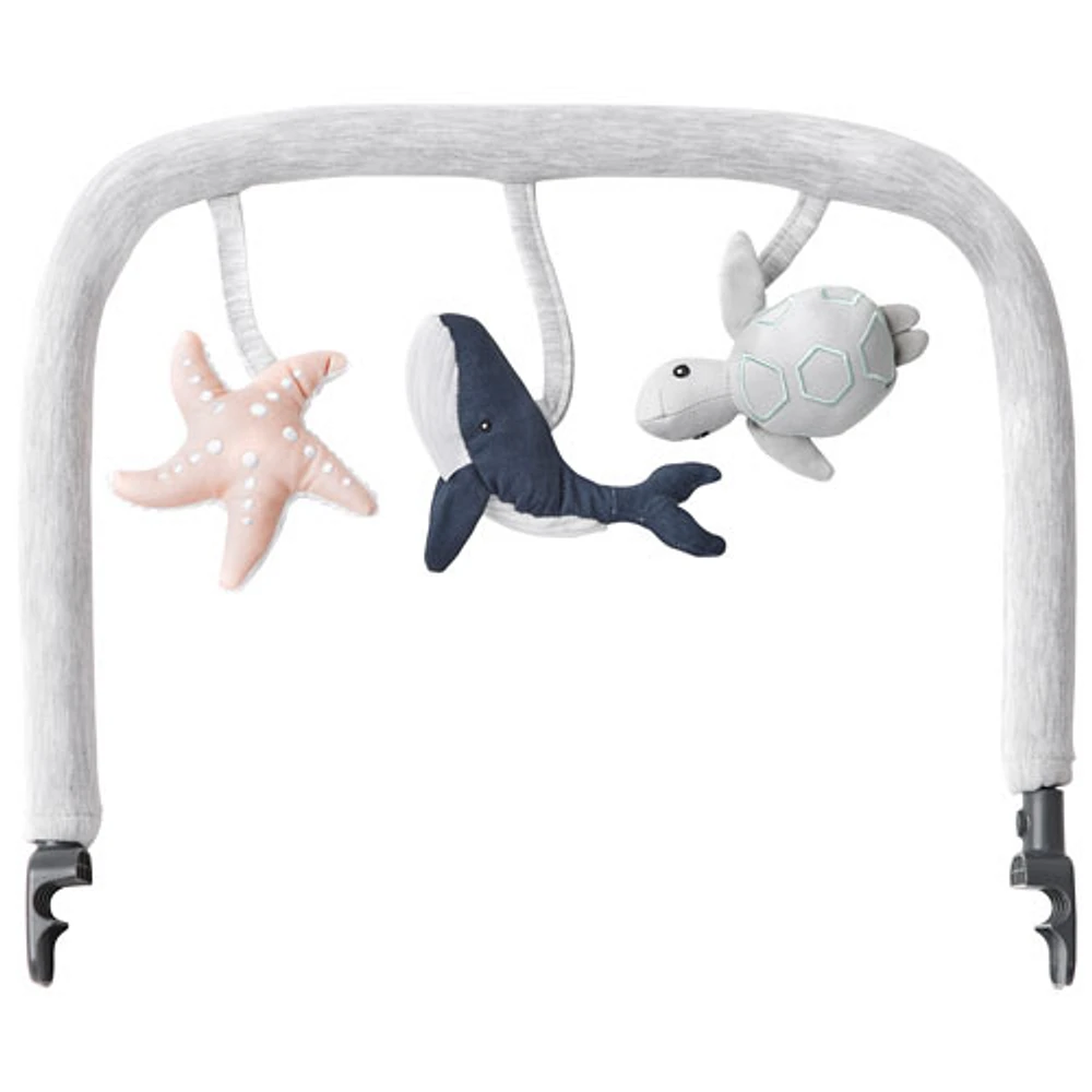 Ergobaby Evolve 3-in-1 Bouncer - Toy Bar- Light Grey