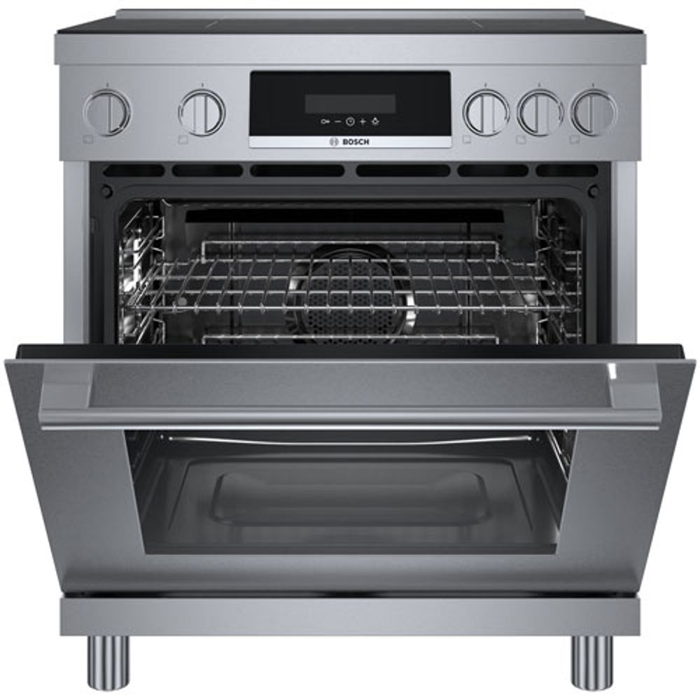 Bosch 800 Series 30" True Convection Induction Range (HIS8055C) - Stainless Steel