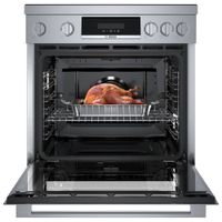 Bosch 800 Series 30" True Convection Induction Range (HIS8055C) - Stainless Steel