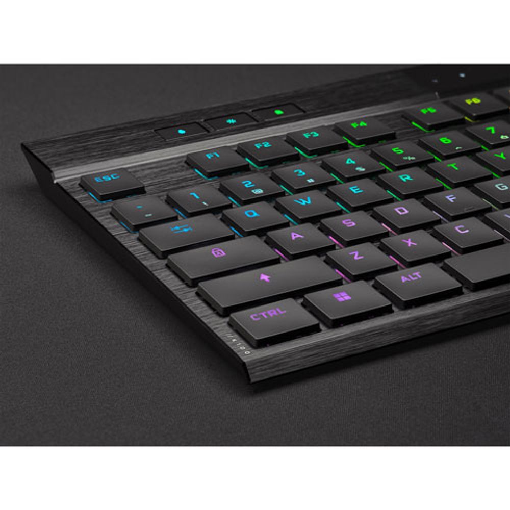 Corsair K100 Air Wireless RGB Gaming Keyboard - Black