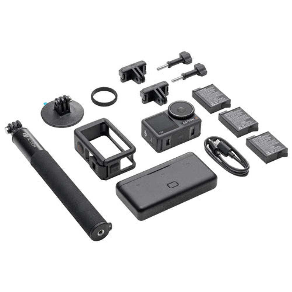 DJI Osmo Action 3 Adventure Combo 4K Action Camera - Grey