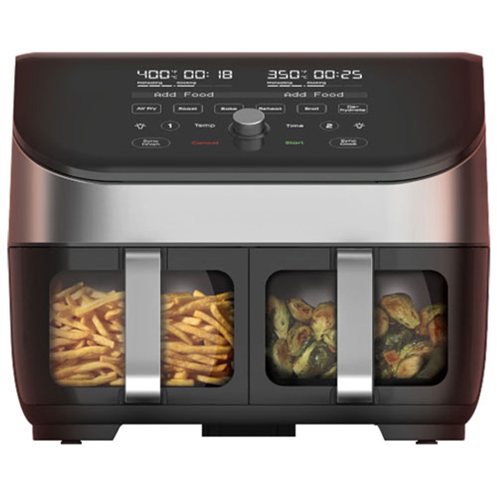 LIVINGbasics 8-in-1 Air Fryer Oven, 1800W Convection Toaster Oven