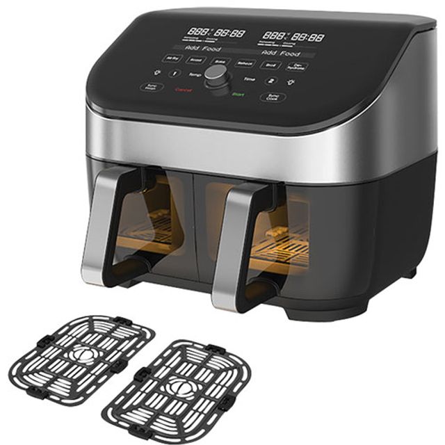 LIVINGbasics 6QT Air Fryer, 1700w Digital Control Oil Free Deep