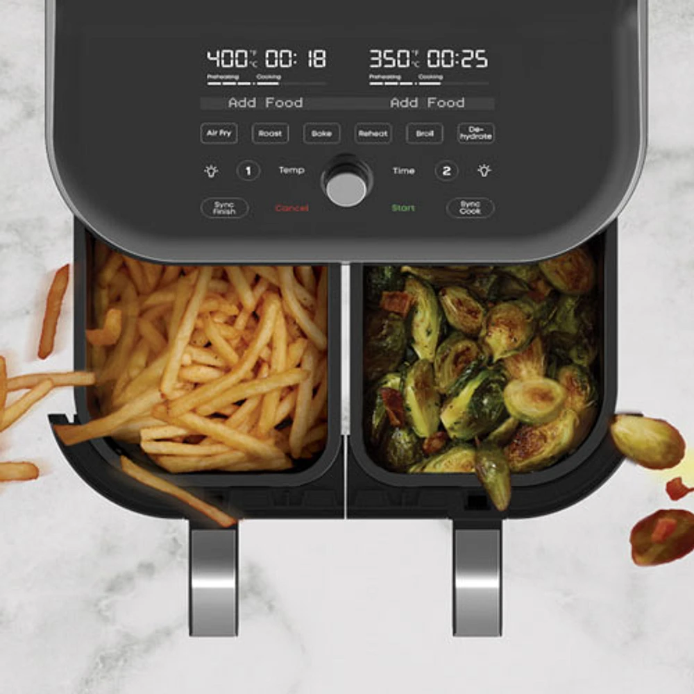 Friteuse à air chaud Vortex Plus Dual d'Instant Pot - 8 pte/7,6 l