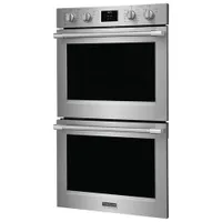 Frigidaire Professional 30" 2 x 5.3 Cu. Ft. Total Convection Electric Combination Wall Oven (PCWD3080AF) - Stainless Steel