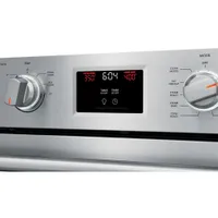 Frigidaire Professional 30" 2 x 5.3 Cu. Ft. Total Convection Electric Combination Wall Oven (PCWD3080AF) - Stainless Steel