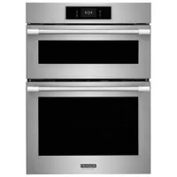 Frigidaire Professional 30" 5.3 Cu. Ft./1.7 Cu. Ft. Double Wall Oven/Microwave Combo (PCWM3080AF) - Stainless Steel