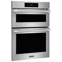 Frigidaire Professional 30" 5.3 Cu. Ft./1.7 Cu. Ft. Double Wall Oven/Microwave Combo (PCWM3080AF) - Stainless Steel