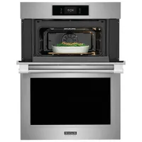 Frigidaire Professional 30" 5.3 Cu. Ft./1.7 Cu. Ft. Double Wall Oven/Microwave Combo (PCWM3080AF) - Stainless Steel