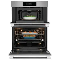 Frigidaire Professional 30" 5.3 Cu. Ft./1.7 Cu. Ft. Double Wall Oven/Microwave Combo (PCWM3080AF) - Stainless Steel