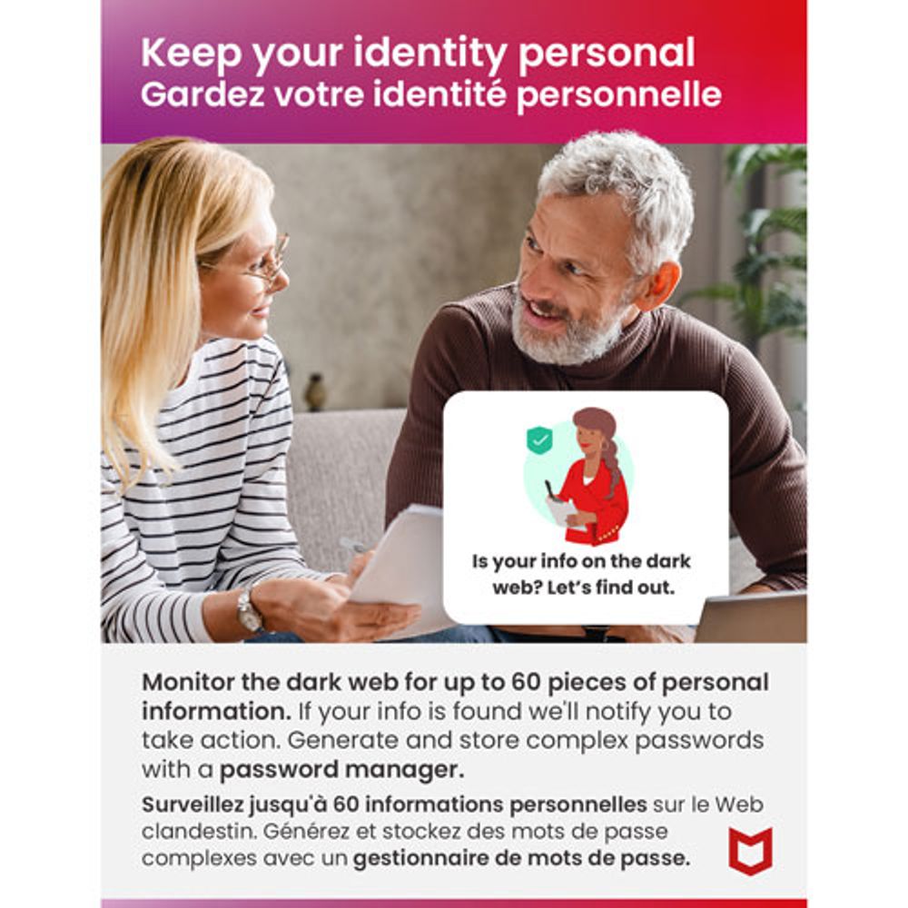 McAfee+ Premium Family (PC/Mac/Android/iOS) - Unlimited Devices - 1 Year - Digital Download