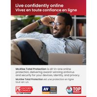 McAfee Total Protection (PC/Mac/Android/iOS) - 1 Device - 1 Year - Digital Download