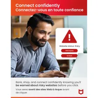 McAfee AntiVirus (PC) - 1 appareil - 1 an - Téléchargement numérique