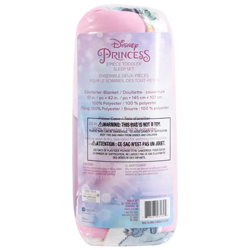 Disney Princess 2-Piece Toddler Bedding Set - Pink