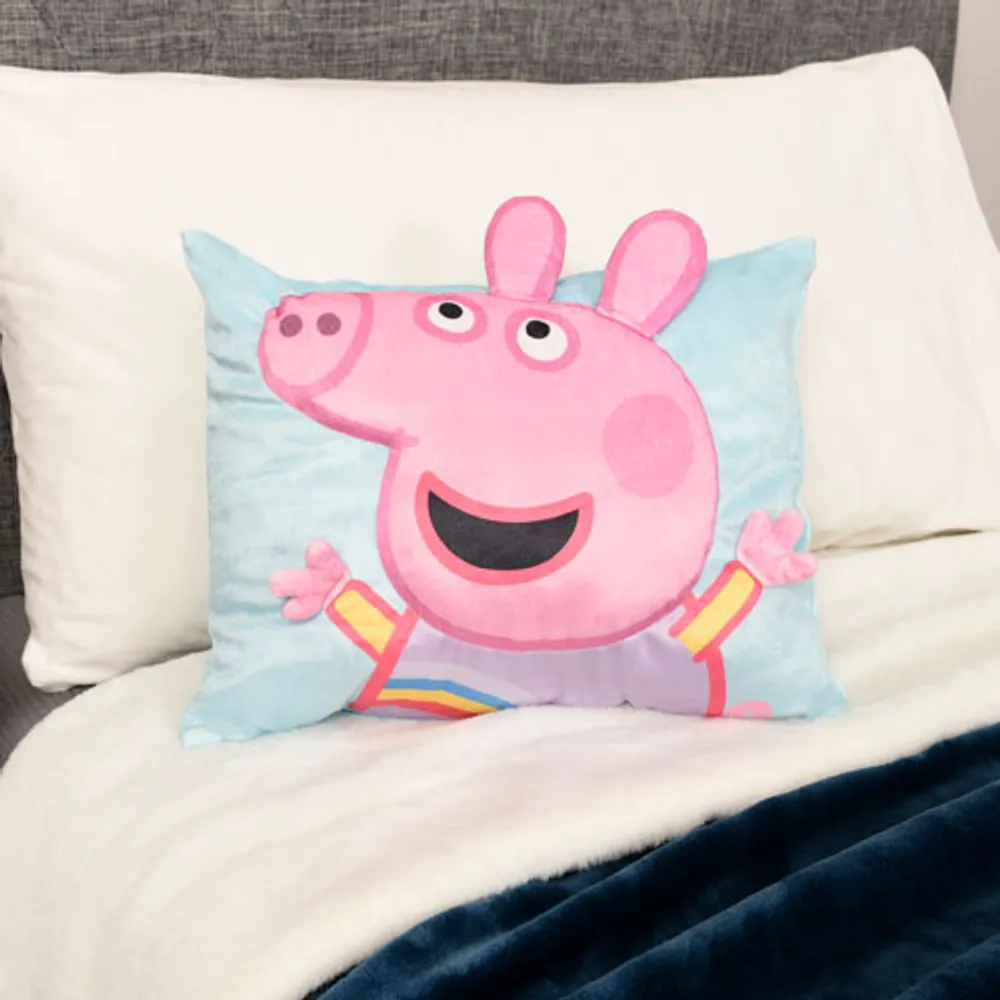 Coussin décoratif 3D Peppa Pig de Nemcor - Rose