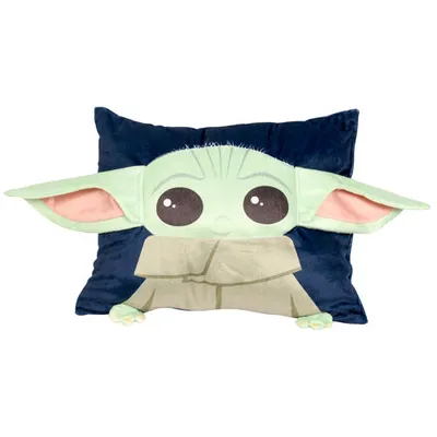 Nemcor Yoda 3D Decorative Pillow - Blue