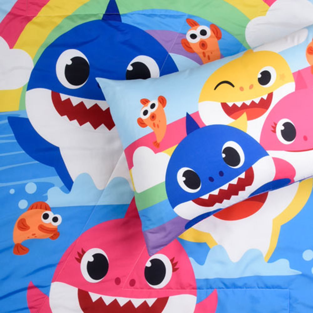 Nickelodeon Baby Shark 2-Piece Toddler Bedding Set - Multi-Colour