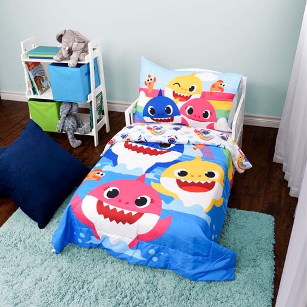 Nickelodeon Baby Shark 2-Piece Toddler Bedding Set - Multi-Colour